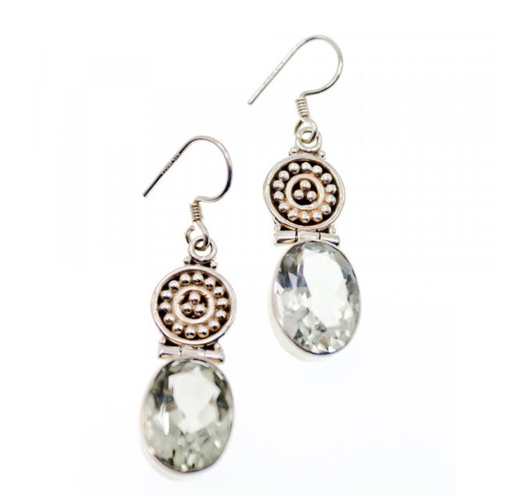 925 Sterling Silver Demantoid Earrings